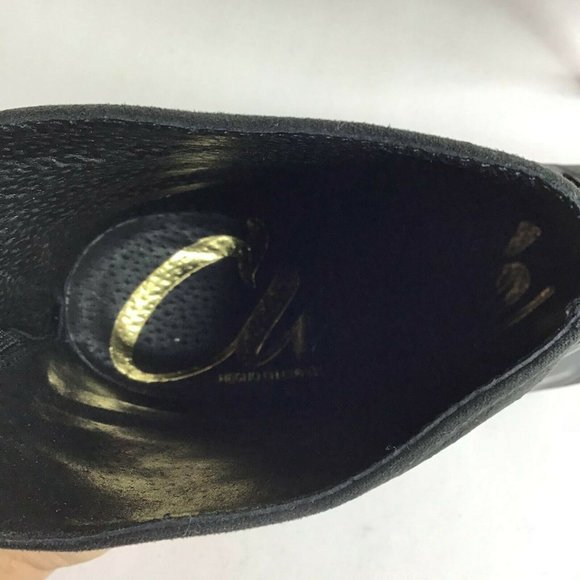 CUPLE Women's Black Classic Kitten Heels Ankle Bootie Size 39 EUR (US 8) - Picture 8 of 11